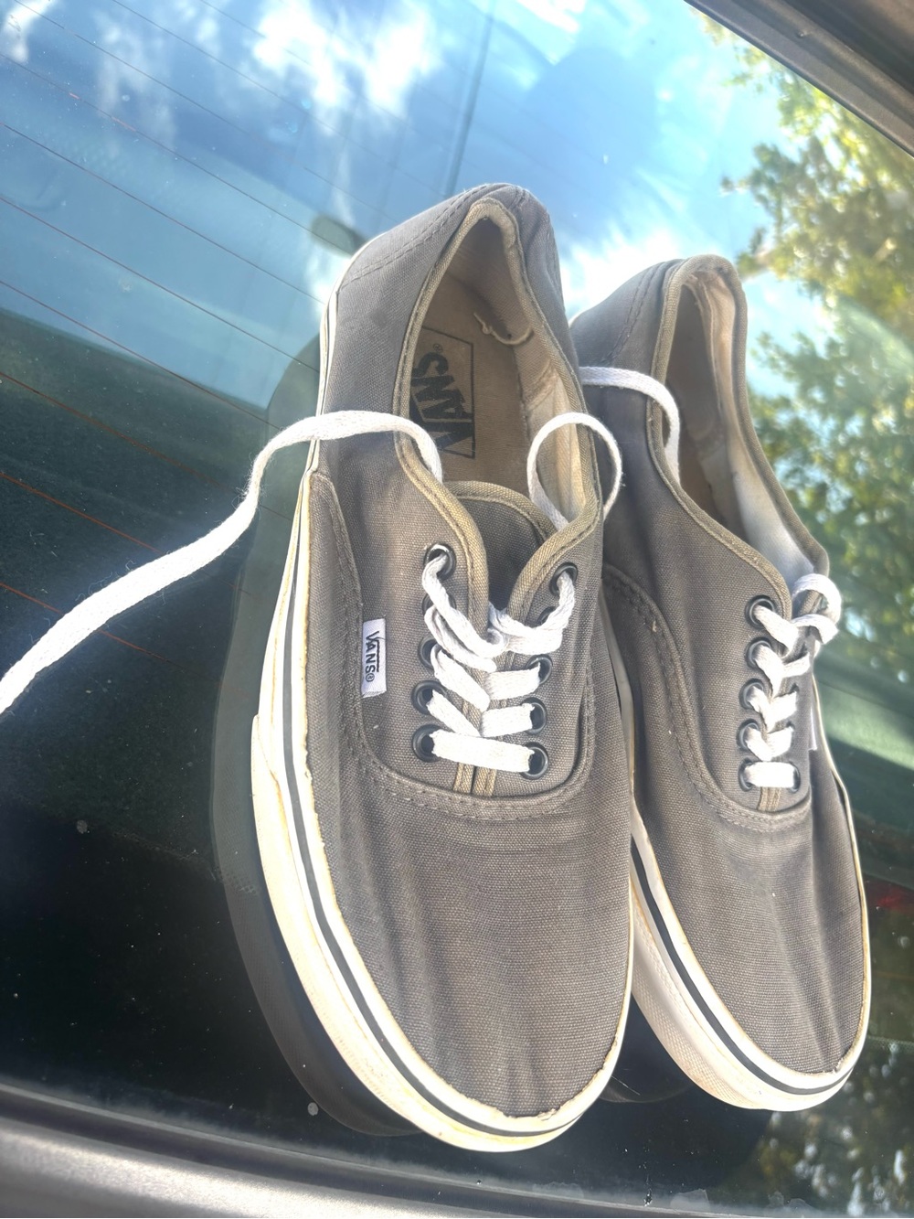 brown Vans trainers #skateboarding size W10 good condition